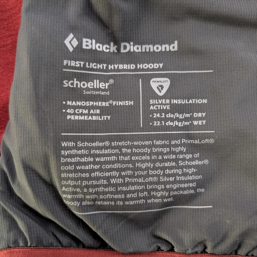 Black Diamond Red Performance Jacket - image 3